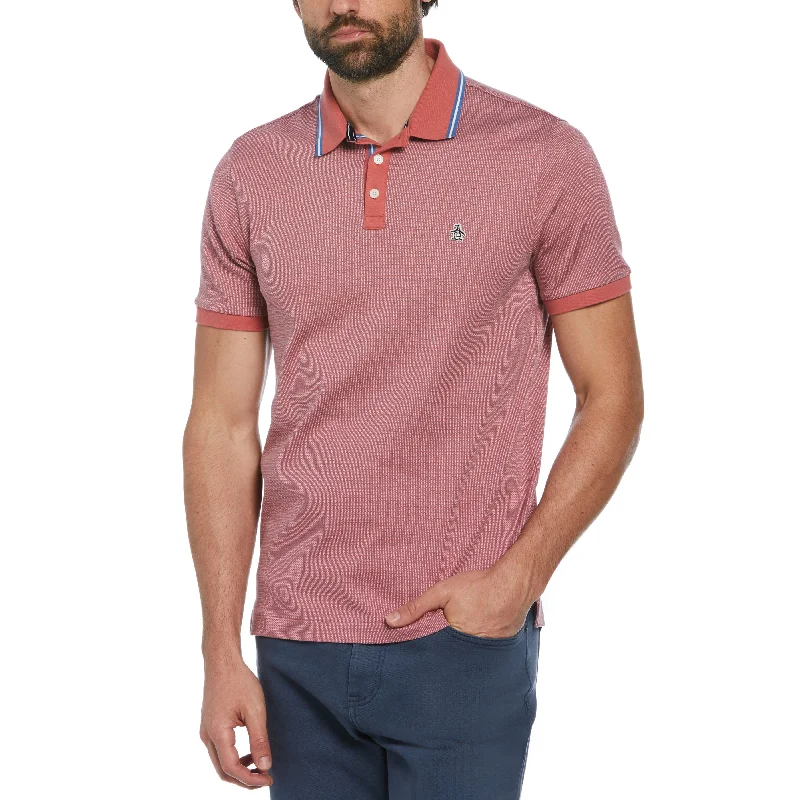 Jacquard Polo with Tipping