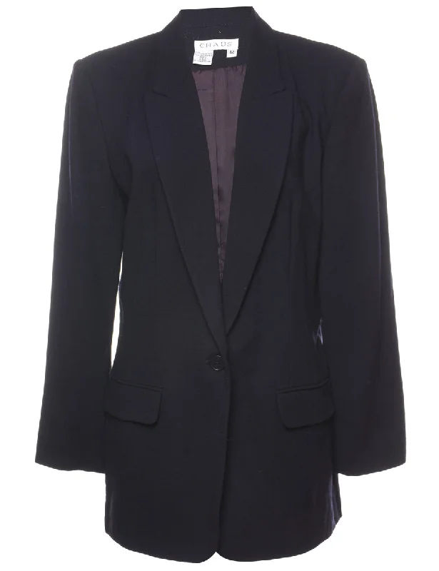 Navy Classic Blazer - L