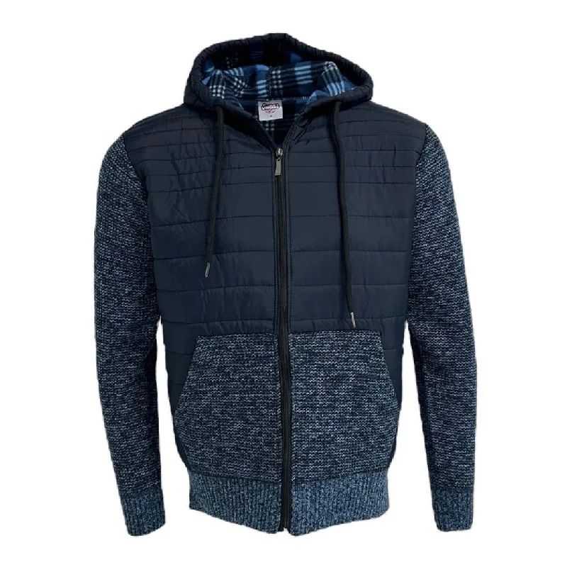 Sugar Ethan hooded jacket midnight blue