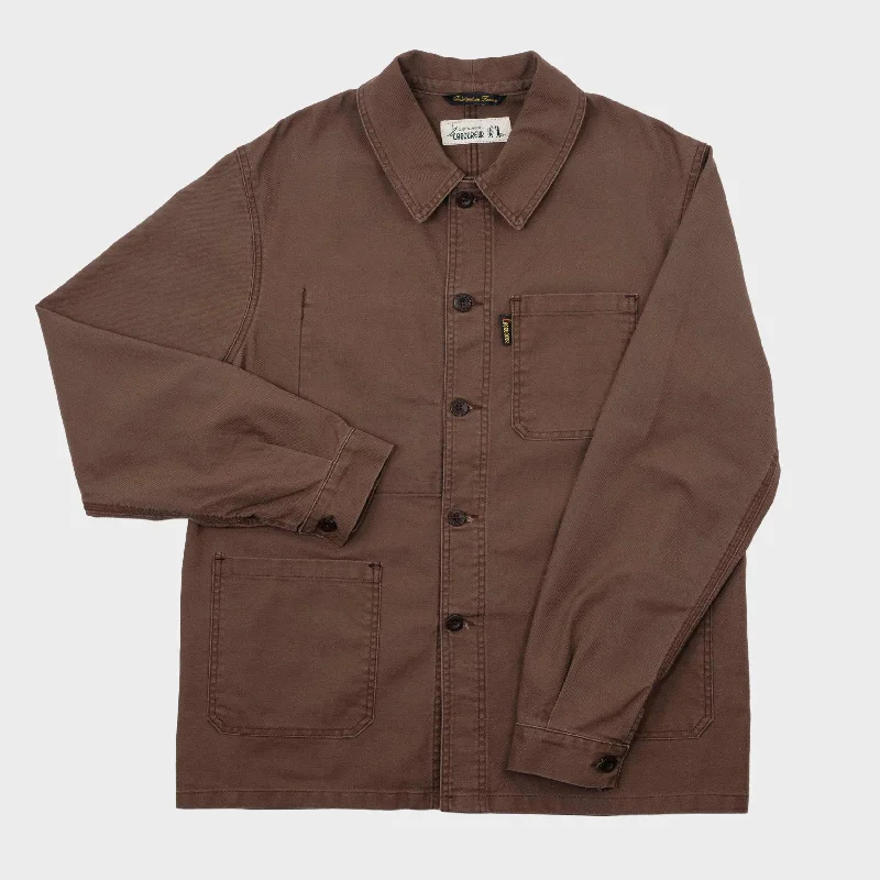 Le Laboureur x Gardenheir French Cotton Work Jacket in Stonewashed Brown