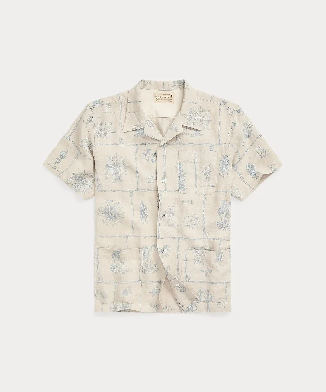 WAYNE CAMP-SHORT SLEEVE-SPORT SHIRT