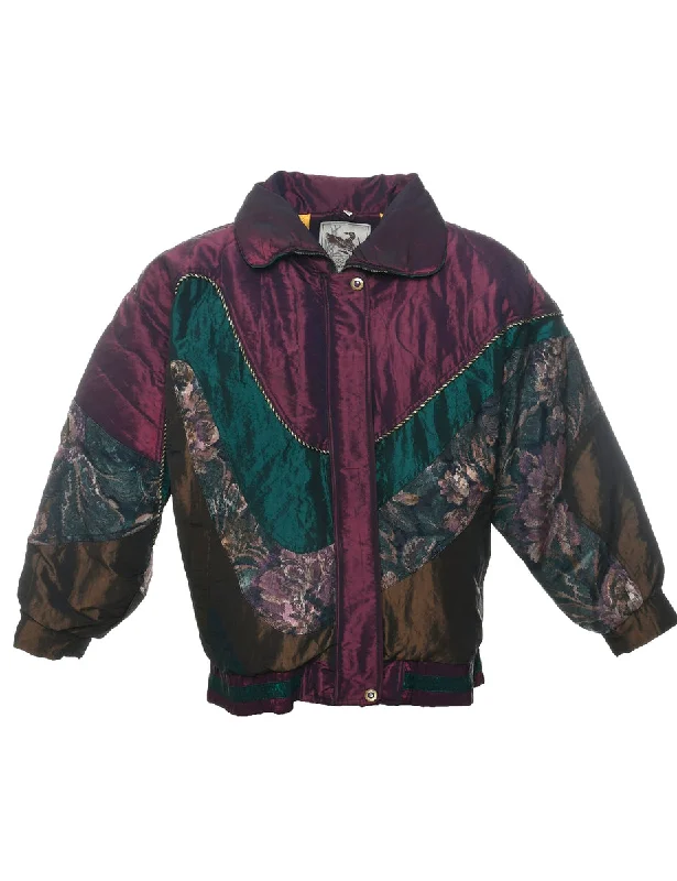 Patchwork Ski Jacket - S