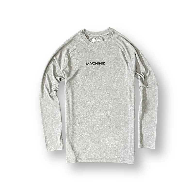 Morgan performance raglan sleeve Top in Grey