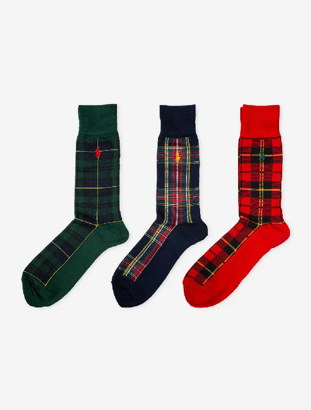 Tartans 3 Sock Gift Set Multi