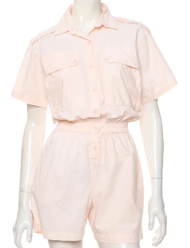 Pale Pink Playsuit - M