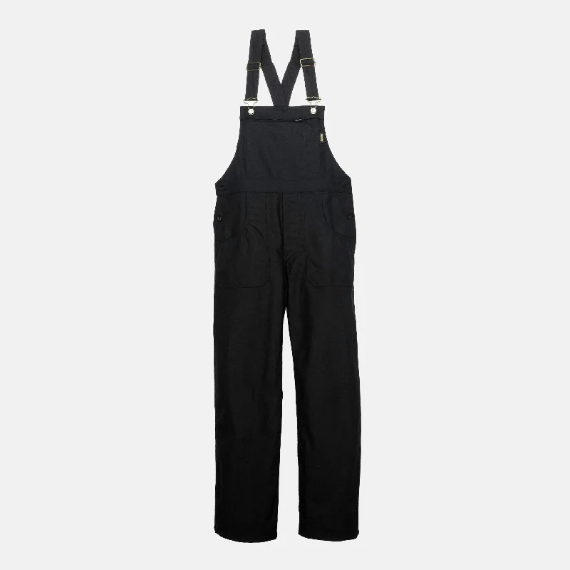 Le Laboureur for Gardenheir Black Overalls in French Denim