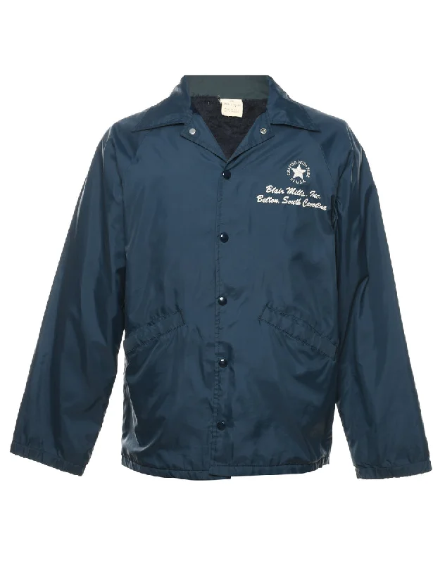 Navy Classic Coach Jacket - L