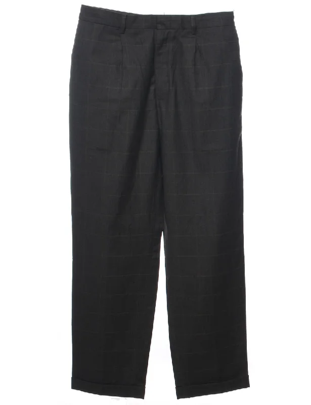 Nautica Checked Pattern Trousers - W34 L32