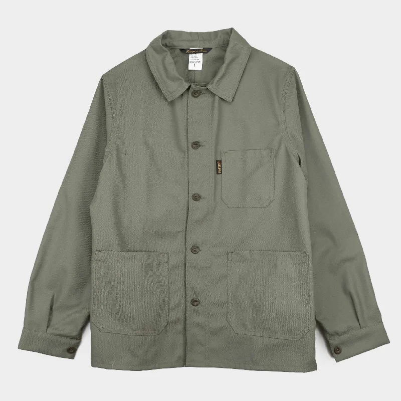 Le Laboureur Work Jacket in Olive Green