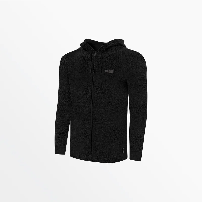 MEN'S SHERPA ZIP UP HOODIE