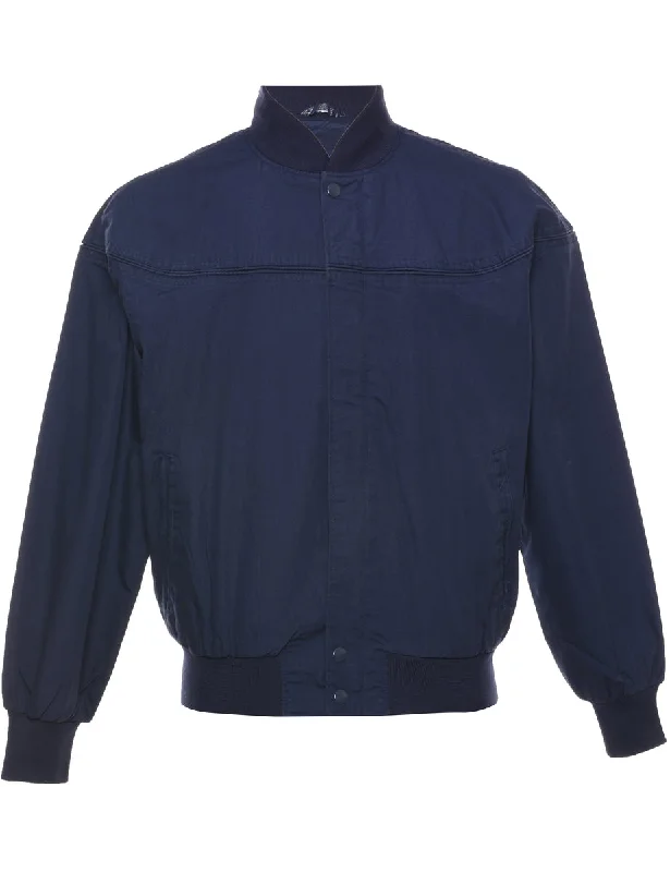 Navy Bomber Jacket - M