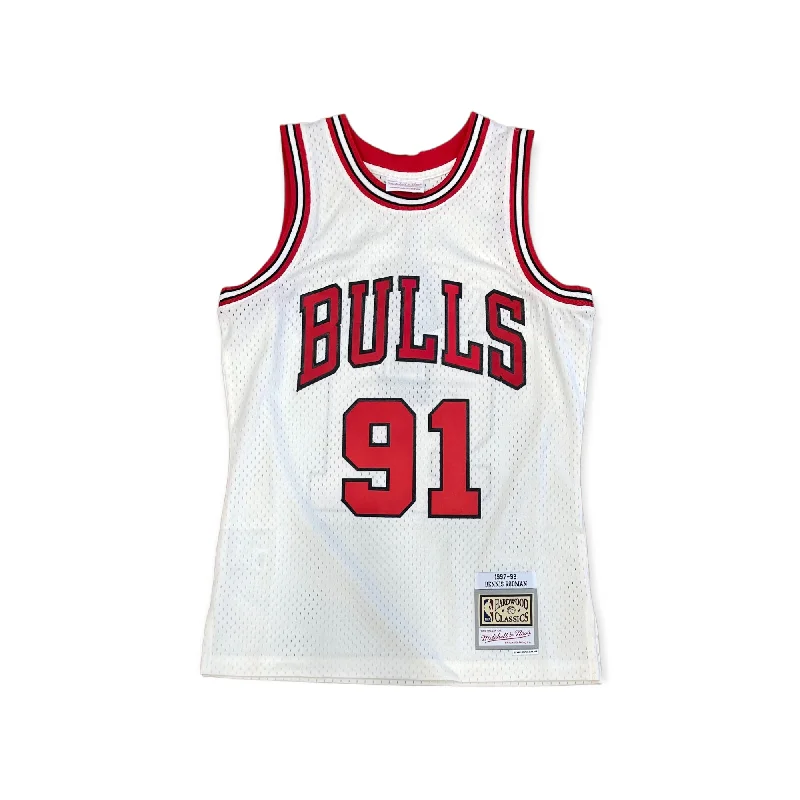 MITCHELL & NESS: Bulls Rodman Cream 97 Jersey