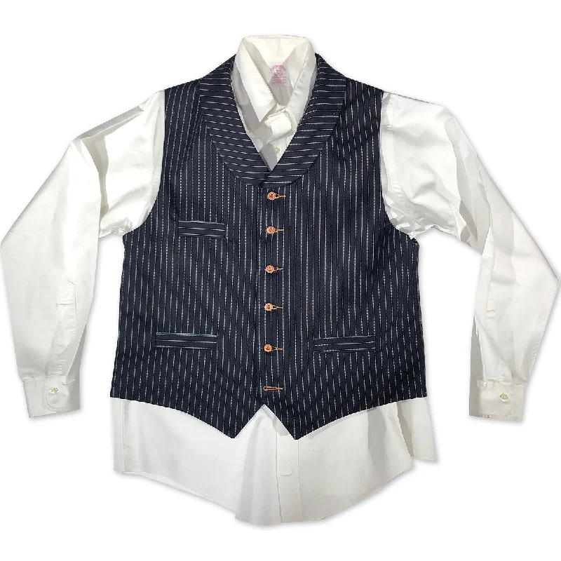 #3192 13.5oz Japanese Indigo/Indigo WABASH White Selvage Type D Waistcoat