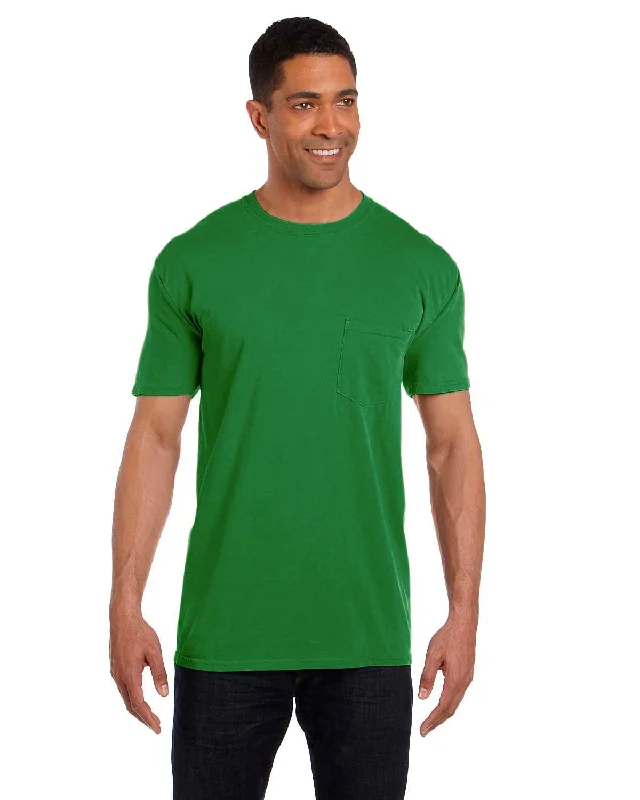 Comfort Colors Garment-Dyed Pocket T-Shirt | Clover