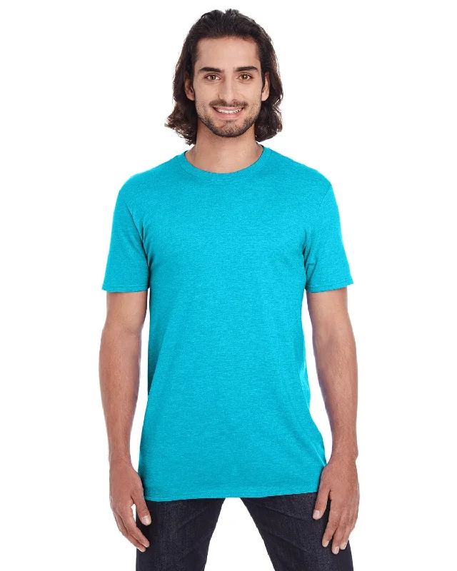 Anvil Fashion Fit T-Shirt | Pool Blue