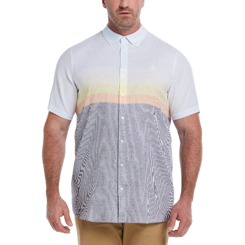 Big & Tall Engineered Stripe Shirt