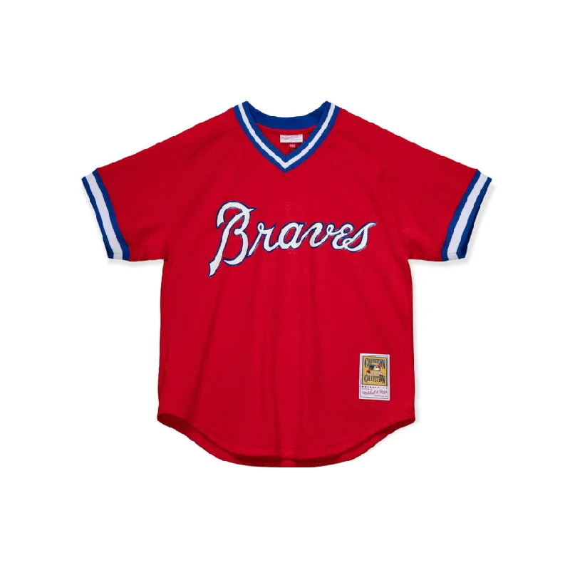 Mitchell & Ness: Pullover Atlanta Braves Dale Murphy Jersey