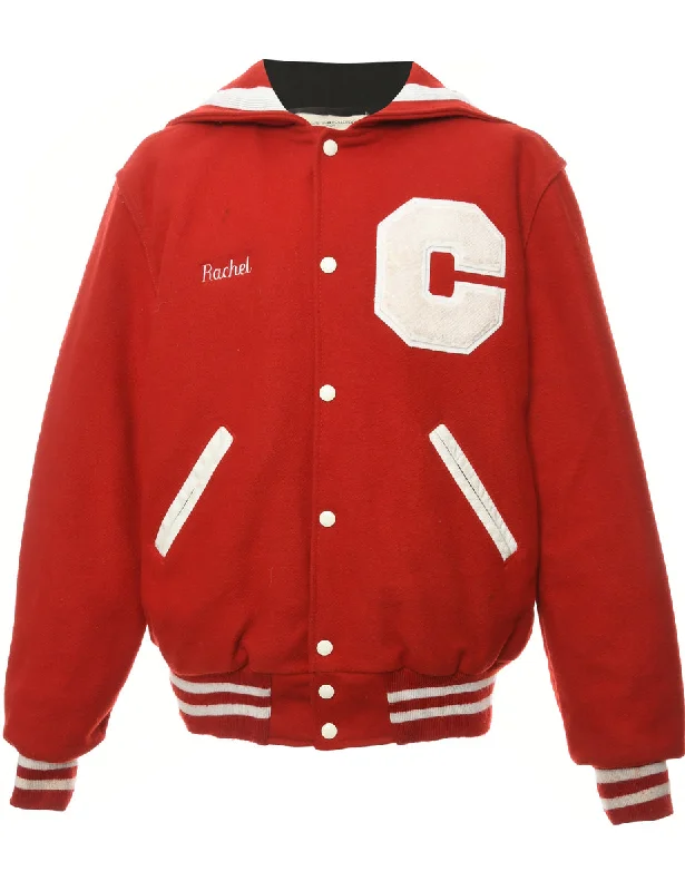 Patchwork Red Team Jacket - M