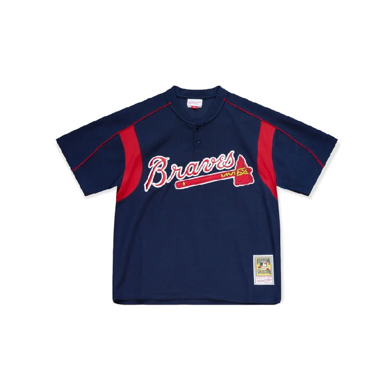 Mitchell & Ness: Pullover Atlanta Braves Chipper Jones Jersey