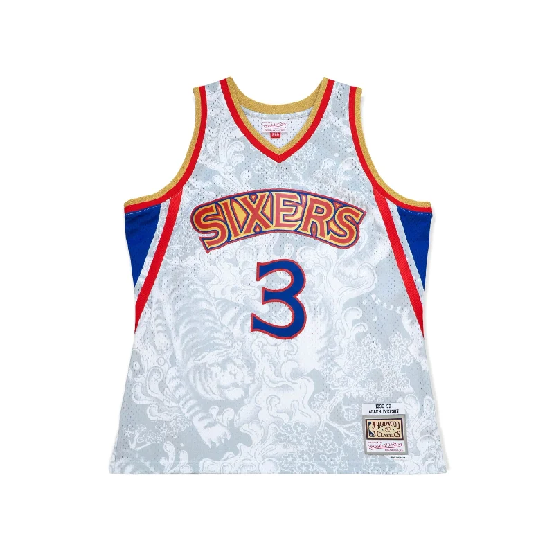 MITCHELL & NESS: 76ers Iverson 4.0 Swingman Jersey