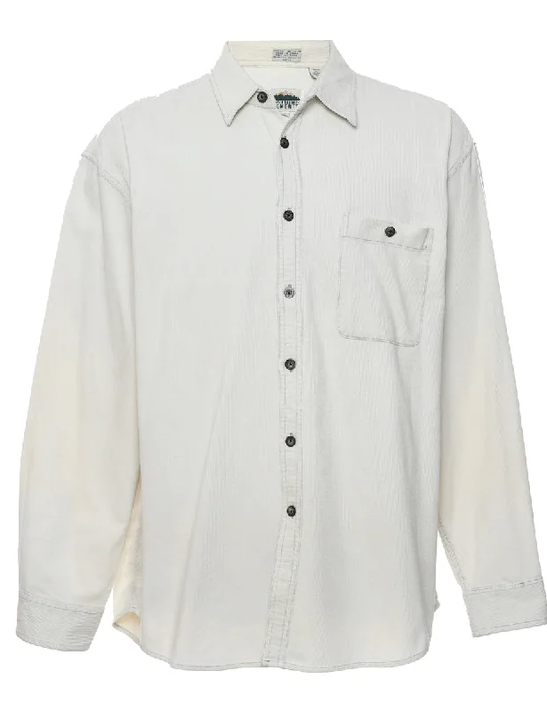 Off White Corduroy Shirt - L