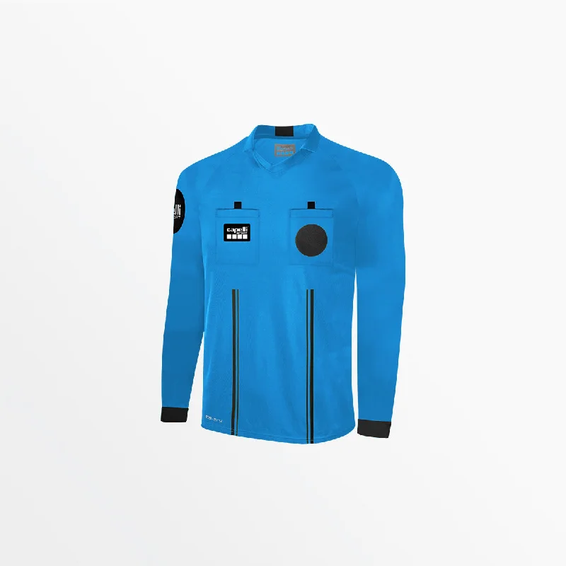 MEN'S OFFICIAL REFEREE V-NECK LONG SLEEVE JERSEY