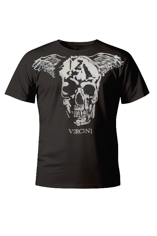 Celestial Requiem Winged Skull T-Shirt