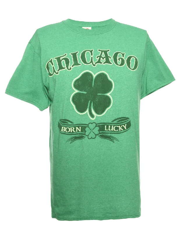 Fruit Of The Loom Chicago Floral Printed T-shirt - M