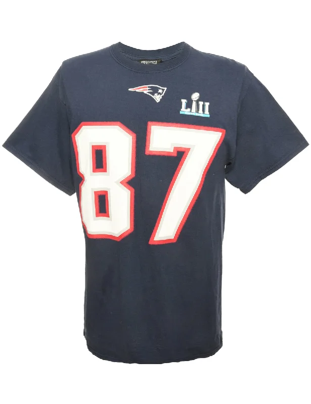 NFL Navy Sports T-shirt - M