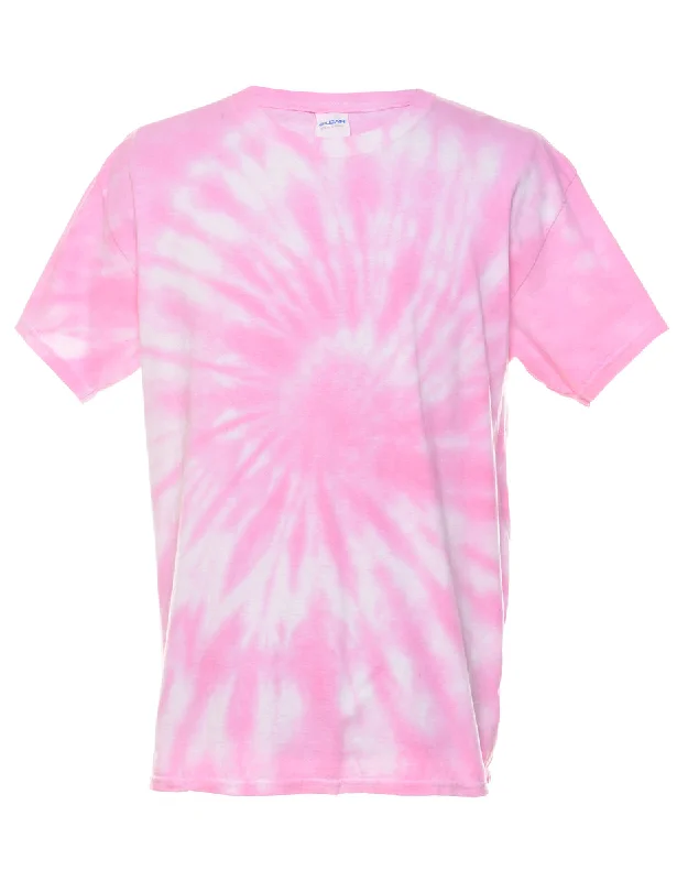 Pink Tie Dye T-shirt - L