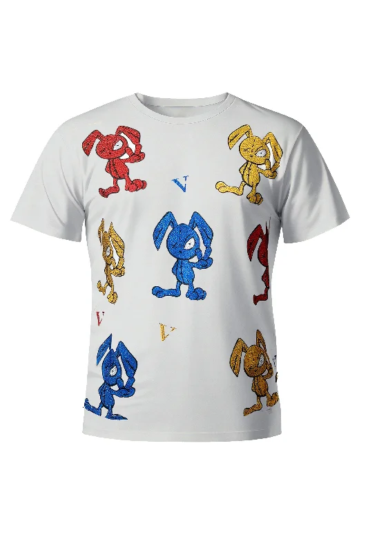 Playful Mischief Cartoon Figures T-Shirt