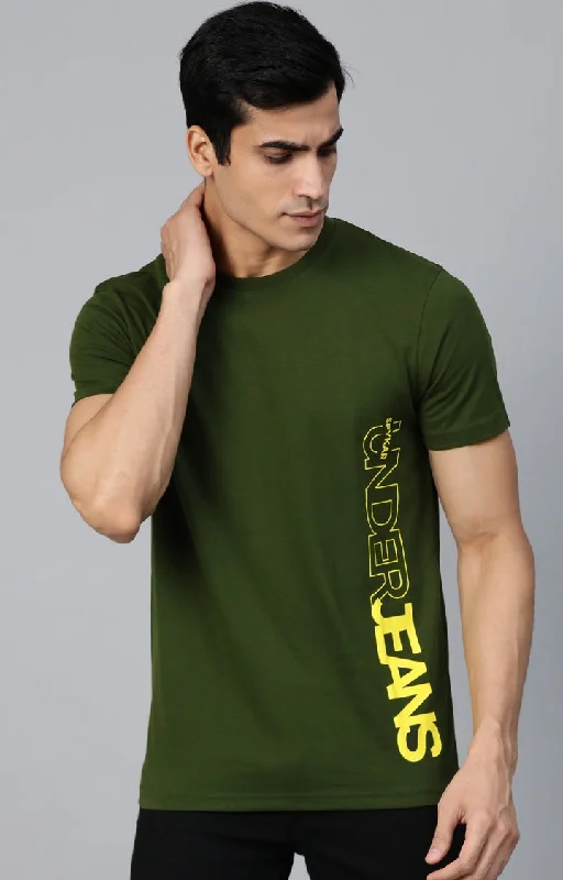 Men Premium Fashion T-Shirt - Underjeans By Spykar