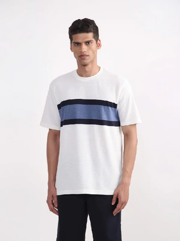 WES Lounge Off-White Relaxed-Fit T-Shirt